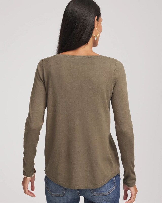 Ella Bateau Pullover Sweater - image 3